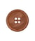 Carte de 2 boutons Recyclés papier 23mm naturel - Union Knopf Beige Camel marron