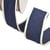 Galon tricot losange 33mm bleu marine au mètre
