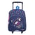 Sac à dos à roulettes Chacha 30 CM - Maternelle - 1 compartiment Midnight