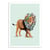 Affiche 30x40 cm - Succulent lion - Jonas Loose