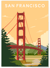 Affiche San Francisco 2 | A3 : 29,7x42cm