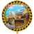 Ballon Aluminium Hélium Chantier de Construction - 46 cm