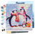 Mini Peinture par Numéro Figured'Art 20x20cm avec cadre Famille de Pingouins sous la Neige - Petit Format