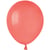 50 Ballons Corail Mat Ø13cm