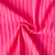 Tissu Double gaze de Coton Gipsy Rayé hibiscus sur fond Rose bonbon
