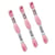 Lot de 3 échevettes 10m DMC Fil retors mat canevas tapisserie 100% coton rose  2776