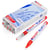 Lot de 10 marqueurs peinture acrylique permanent pointe fine 1-2 mm - EDDING - Rouge trafic