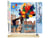 Peinture par Numéro Figured'Art - Ballons Colorés - Kit de Loisir Créatif DIY Numéro d'Art Complet - 40x50cm toile roulée + châssis en bois à monter