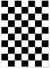 Affiche Damier Noir | A3 : 29,7x42cm