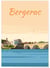 Affiche ville Bergerac | A3 : 29,7x42cm