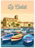 Affiche ville La Ciotat | A3 : 29,7x42cm
