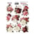 Planche de stickers couleur embelissement Fabrika Decoru PEONY PASSION 220