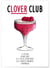 Affiche Cocktail Clover Club | A3 : 29,7x42cm