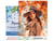 Peinture par Numéro Figured'Art avec Cadre - Femme dans le vent d'Automne - Kit de Loisir Créatif DIY Numéro d'Art Complet - 40x50cm toile tendue sur châssis