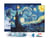 Diamond Painting Broderie Diamant Figured’Art 40x50cm toile tendue sur châssis en bois - diamants carrés - Nuit étoilée