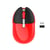 Souris Sans Fil Rechargeable 1600DPI Ergonomique Silencieuse USB Noir Rouge YONIS