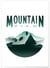 Poster Mountain View | A3 : 29,7x42cm
