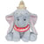 Peluche disney éléphant gris dumbo 25 cm - doudou licence nicotoy
