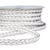 Bobine 15m Galon tressé Blanc/argent 12mm