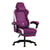 Chaise gaming ergonomique GTPLAYER - Tissu respirant - Violet - 47P 57l 130H cm