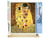 Peinture par Numéro Figured'Art - Le baiser Klimt - Kit de Loisir Créatif DIY Numéro d'Art Complet - 40x50cm toile roulée + châssis en bois à monter