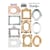 Planche de stickers couleur embelissement Fabrika Decoru NOSTALGIA 167