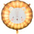 Ballon Aluminium Hélium Lion
