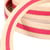 Bobine 20m sangle 3 bandes fil métal coton 30mm fuchsia