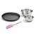 Set de 4 ustensiles de pâtisserie moule à gâteaux 2 bols et spatule pâtisserie Black metallic Black mettallic Zenker  Black mettallic