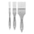 3 pinceaux - Brosses - Plat - Acrylique - Synthétique - Liquitex