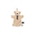 Marionette Ours Dorlotin - Beige MA0193 - Ma lou Tradition