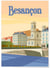 Affiche ville Besançon | A3 : 29,7x42cm