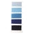 Fil en coton StitchetKnot, 5 couleurs chaque 10m en , bleu pur