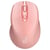 Souris Ergonomique Sans Fil Rechargeable 1600dpi Rose Pour PC Et Tablette Rose YONIS