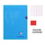Lot de 2 cahiers - A4 (21x29,7cm) - Grands carreaux - 96 pages - couverture en polypro - sans spirale - Clairefontaine - Mimesys