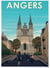 Affiche ville Angers 3 | A3 : 29,7x42cm