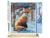 Peinture par Numéro Figured'Art - Renard dans la Neige - Kit de Loisir Créatif DIY Numéro d'Art Complet - 40x50cm toile roulée + châssis en bois à monter