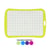 Ardoise - Blanche - 2 faces - 28x19cm - Effaçable - Couleurs aléatoires - Scolaire - Wonday
