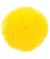 Pompons Premium Fausse Fourrure - 10cm de diamètre - Rico Design 11 Jaune