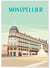 Affiche ville Montpellier 2 | A3 : 29,7x42cm