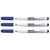 Lot de 3 marqueurs tableau blanc effaçable à sec pointe ogive moyenne 4 mm - GIOTTO - Bleu