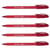 Stylo bille InkJoy 100 Triangulaire à capuchon Pointe Moyenne Rouge