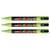 Lot de 3 marqueurs peinture permanents pointe conique fine 0,9 - 1,3 mm - POSCA - Vert pomme