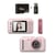 Appareil Photo Enfant HD 2.4 Pouces 16G Carte Mémoire Rose 1080P Autofocus