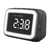 Mini Enceinte Bluetooth HD Avec Miroir LED Alarme Double Température Réelle Haut-Parleur Mains-Libres Noir YONIS