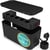 Boite Cache Cable Cache multiprise - Avec multiprise intégrée, USB-C, USB-A, Boîte de Rangement pour Câble - Noir- ACROPAQ