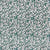 Tissu Coton imprimé Arty Petites fleurs Léonie vert canard sur fond Blanc - Au mètre