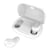Ecouteurs Bluetooth 9D Effets Sonores Sans Fil Appels HD Autonomie Longue Blanc YONIS