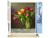 Peinture par Numéro Figured'Art - Tulipes multicolores - Kit de Loisir Créatif DIY Numéro d'Art Complet - 40x50cm toile roulée + châssis en bois à monter