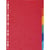 Intercalaires pour classeur - 6 onglets - Perforées - A4 + - 30x22,5cm - Exacompta